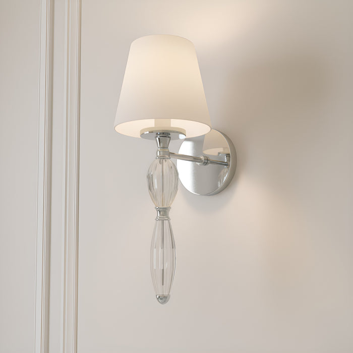 Quoizel - STON8706C - One Light Wall Sconce - Stone - Polished Chrome