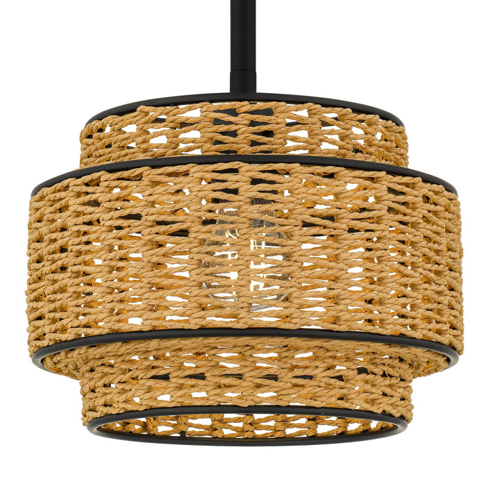 Quoizel - TET1510MBK - One Light Mini Pendant - Teton - Matte Black
