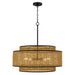Quoizel - TET2830MBK - Five Light Pendant - Teton - Matte Black