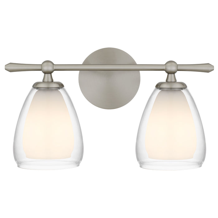 Quoizel - VIV8616BN - Two Light Vanity - Vivienne - Brushed Nickel