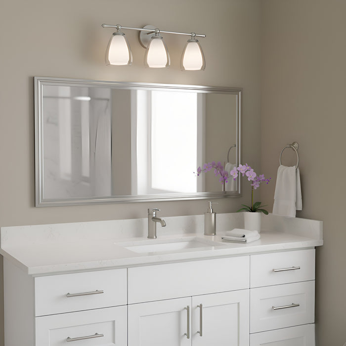 Quoizel - VIV8624BN - Three Light Vanity - Vivienne - Brushed Nickel