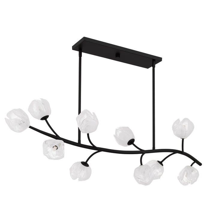 Quoizel - WALK1048MBK - Ten Light Island Pendant - Walker - Matte Black