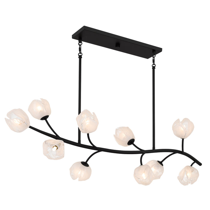 Quoizel - WALK1048MBK - Ten Light Island Pendant - Walker - Matte Black