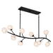 Quoizel - WALK1048MBK - Ten Light Island Pendant - Walker - Matte Black