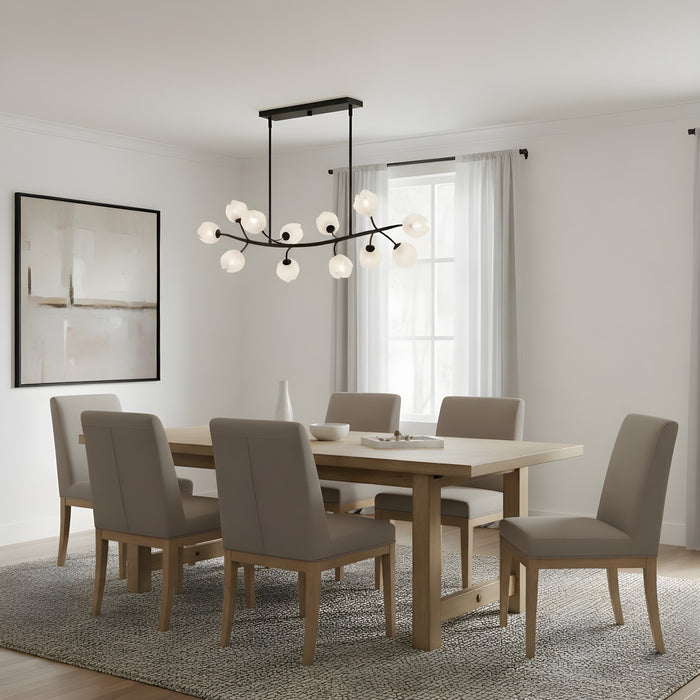 Quoizel - WALK1048MBK - Ten Light Island Pendant - Walker - Matte Black