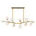 Quoizel - WALK1048PVB - Ten Light Island Pendant - Walker - Vintage Brass