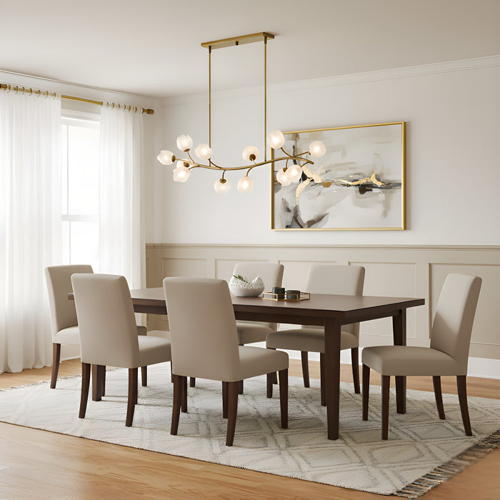 Quoizel - WALK1048PVB - Ten Light Island Pendant - Walker - Vintage Brass