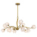 Quoizel - WALK5040PVB - 12 Light Chandelier - Walker - Vintage Brass