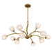Quoizel - WALK5040PVB - 12 Light Chandelier - Walker - Vintage Brass