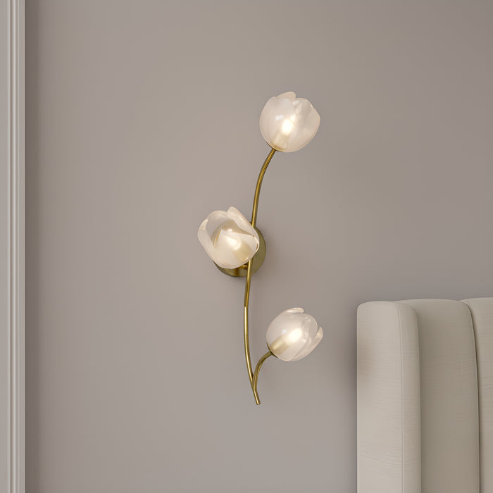 Quoizel - WALK8808PVB - Three Light Wall Sconce - Walker - Vintage Brass