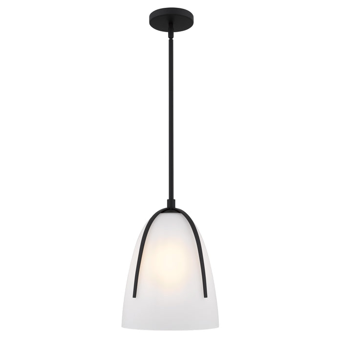 Quoizel - WHIT1510MBK - One Light Mini Pendant - Whitmore - Matte Black