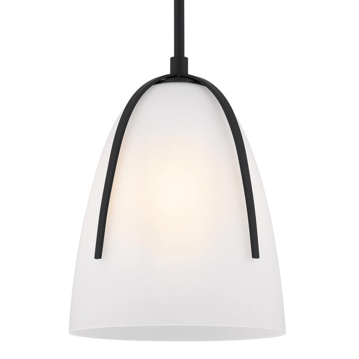 Quoizel - WHIT1510MBK - One Light Mini Pendant - Whitmore - Matte Black