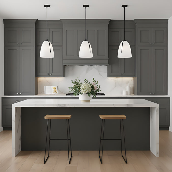 Quoizel - WHIT1510MBK - One Light Mini Pendant - Whitmore - Matte Black