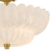 Quoizel - WHP1716BRG - Four Light Semi-Flush Mount - Whitecap - Brushed Gold
