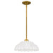 Quoizel - WHP1814BRG - One Light Pendant - Whitecap - Brushed Gold