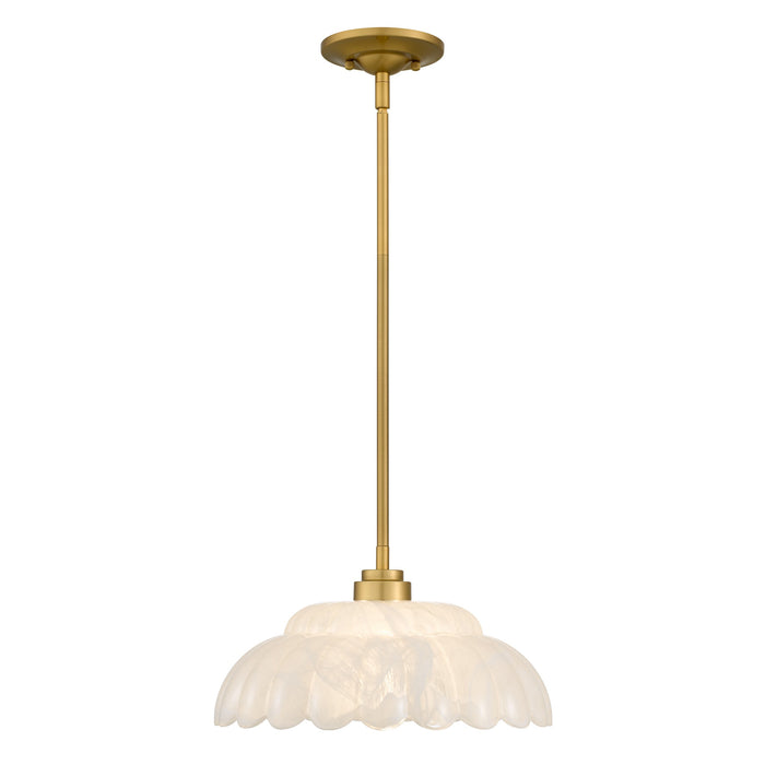 Quoizel - WHP1814BRG - One Light Pendant - Whitecap - Brushed Gold