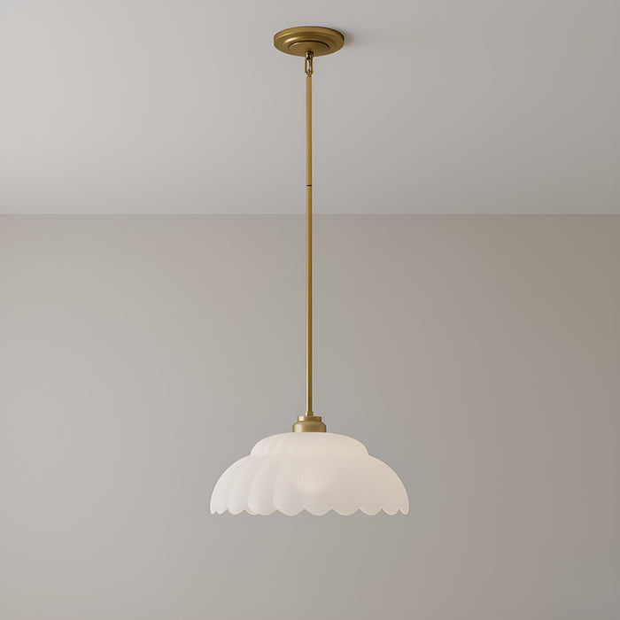 Quoizel - WHP1814BRG - One Light Pendant - Whitecap - Brushed Gold