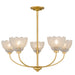 Quoizel - WHP5028BRG - Five Light Chandelier - Whitecap - Brushed Gold