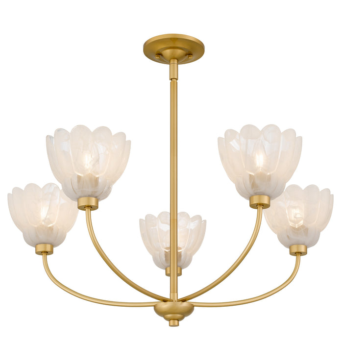 Quoizel - WHP5028BRG - Five Light Chandelier - Whitecap - Brushed Gold