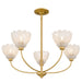 Quoizel - WHP5028BRG - Five Light Chandelier - Whitecap - Brushed Gold