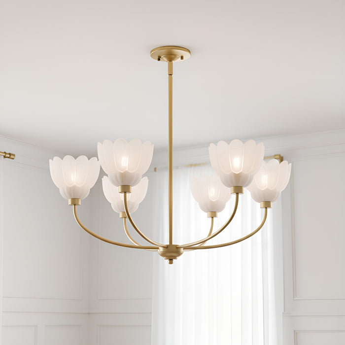 Quoizel - WHP5028BRG - Five Light Chandelier - Whitecap - Brushed Gold