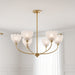 Quoizel - WHP5028BRG - Five Light Chandelier - Whitecap - Brushed Gold