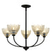 Quoizel - WHP5028MC - Five Light Chandelier - Whitecap - Mottled Cocoa