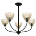 Quoizel - WHP5028MC - Five Light Chandelier - Whitecap - Mottled Cocoa
