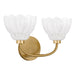 Quoizel - WHP8615BRG - Two Light Vanity - Whitecap - Brushed Gold