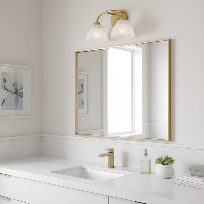 Quoizel - WHP8615BRG - Two Light Vanity - Whitecap - Brushed Gold