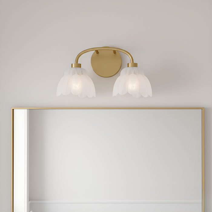 Quoizel - WHP8615BRG - Two Light Vanity - Whitecap - Brushed Gold