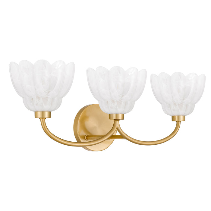 Quoizel - WHP8623BRG - Three Light Vanity - Whitecap - Brushed Gold