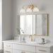 Quoizel - WHP8623BRG - Three Light Vanity - Whitecap - Brushed Gold