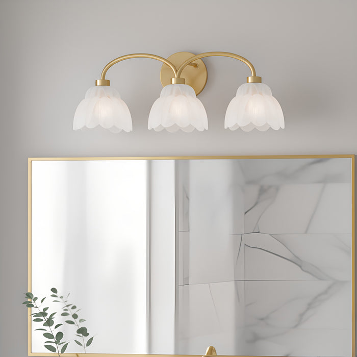 Quoizel - WHP8623BRG - Three Light Vanity - Whitecap - Brushed Gold
