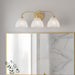 Quoizel - WHP8623BRG - Three Light Vanity - Whitecap - Brushed Gold