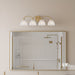 Quoizel - WHP8631BRG - Four Light Vanity - Whitecap - Brushed Gold