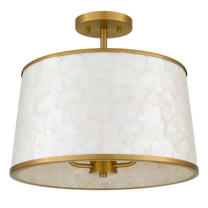 Quoizel - WIND1716BRG - Three Light Semi-Flush Mount - Windley - Brushed Gold