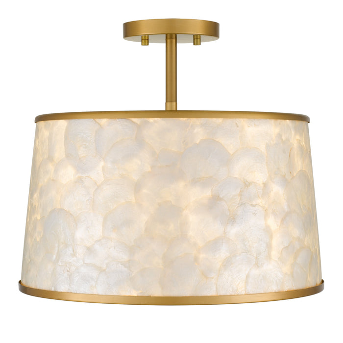 Quoizel - WIND1716BRG - Three Light Semi-Flush Mount - Windley - Brushed Gold