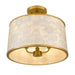 Quoizel - WIND1716BRG - Three Light Semi-Flush Mount - Windley - Brushed Gold