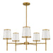 Quoizel - WIND5032BRG - Five Light Chandelier - Windley - Brushed Gold