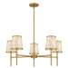 Quoizel - WIND5032BRG - Five Light Chandelier - Windley - Brushed Gold