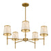 Quoizel - WIND5032BRG - Five Light Chandelier - Windley - Brushed Gold