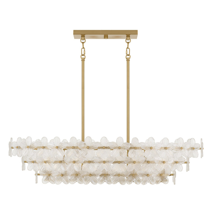 Quoizel - WRIG542BRG - Five Light Island Pendant - Wright - Brushed Gold