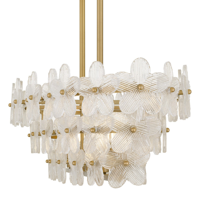 Quoizel - WRIG542BRG - Five Light Island Pendant - Wright - Brushed Gold