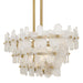 Quoizel - WRIG542BRG - Five Light Island Pendant - Wright - Brushed Gold