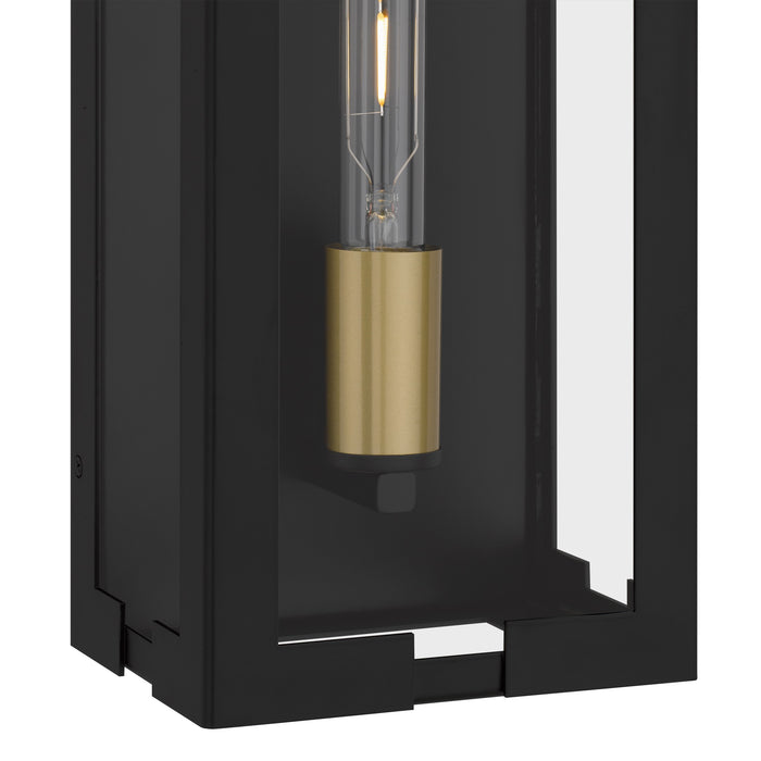 Quoizel - YOUN8407MBK - One Light Outdoor Wall Lantern - Young - Matte Black