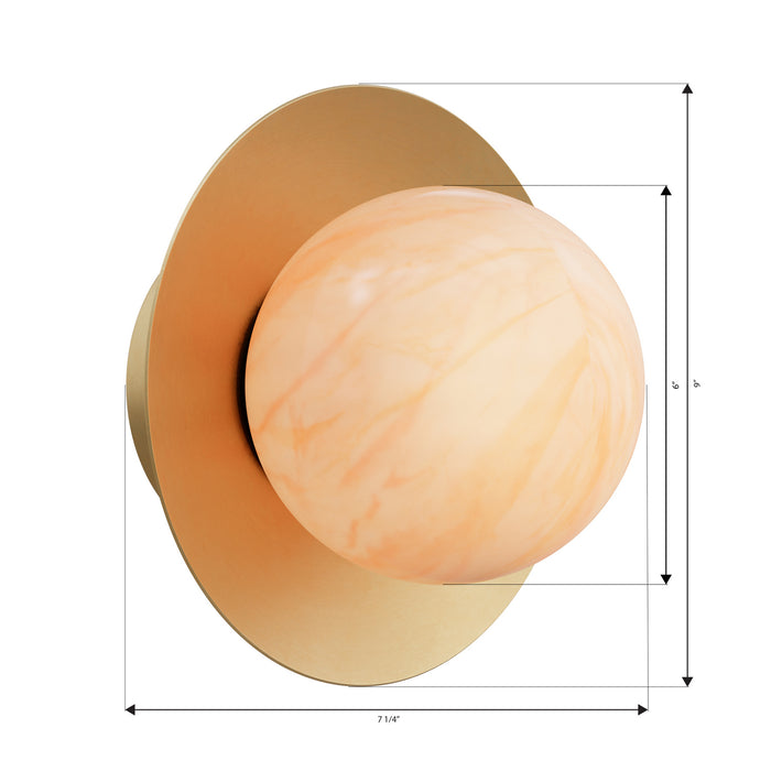 Minka-Lavery - 10381-732 - One Light Bath Sconce - Olenne - Legacy Brass