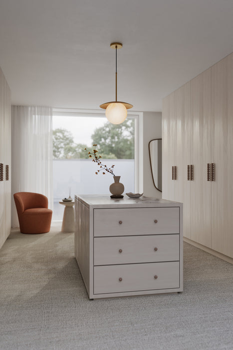 Minka-Lavery - 10385-732 - One Light Pendant - Olenne - Legacy Brass