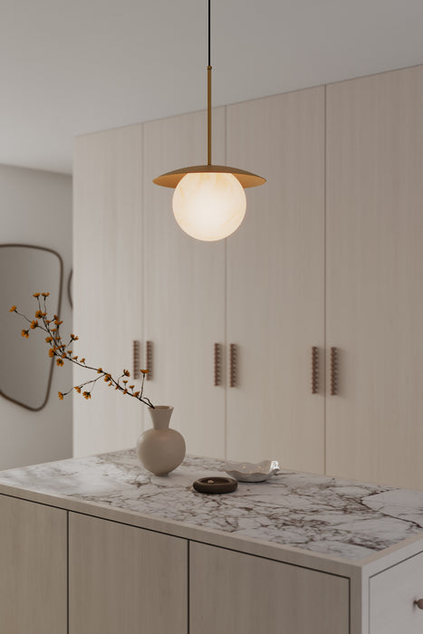 Minka-Lavery - 10385-732 - One Light Pendant - Olenne - Legacy Brass