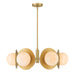 Minka-Lavery - 10386-732 - Six Light Pendant - Olenne - Legacy Brass